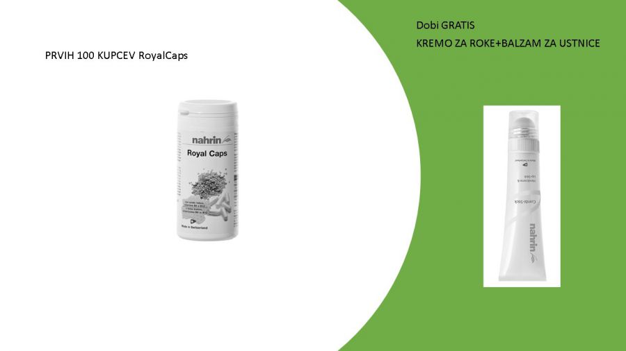 GRATIS: krema za roke + balzam za ustnice