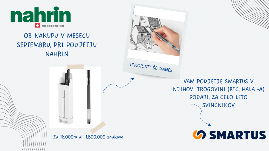 PREJMI BREZPLAČNE KEMIKE ZA CELO LETO